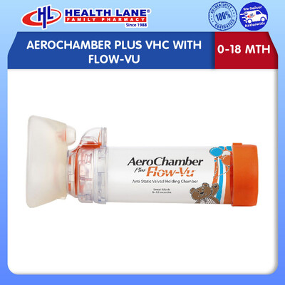 AEROCHAMBER PLUS VHC DENGAN FLOW-VU (0-18MTH)